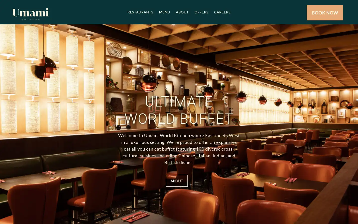 Screenshot of umamirestaurants.co.uk