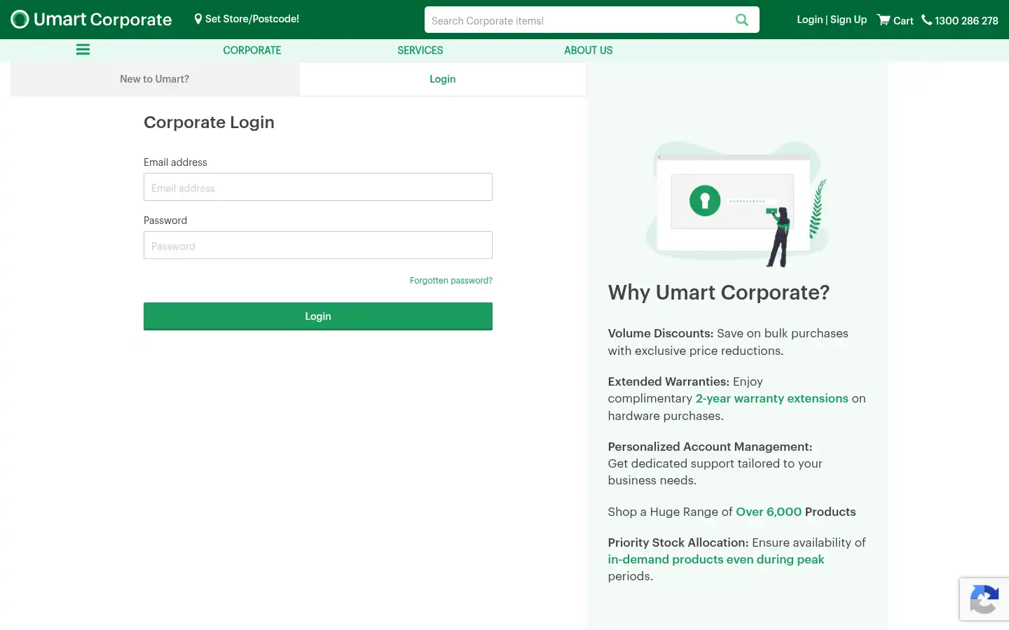 Screenshot of umart.com.au