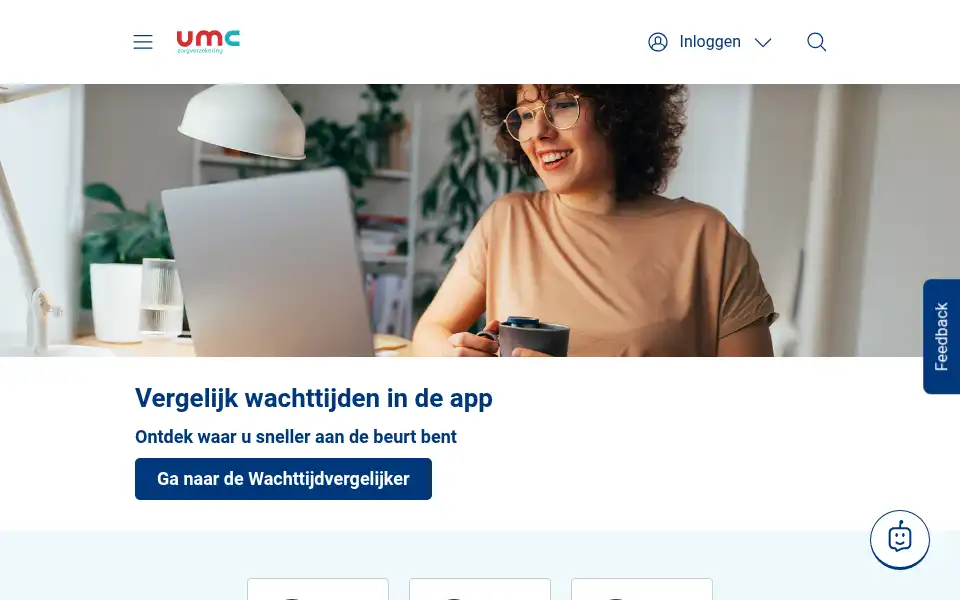 Screenshot of umczorgverzekering.nl