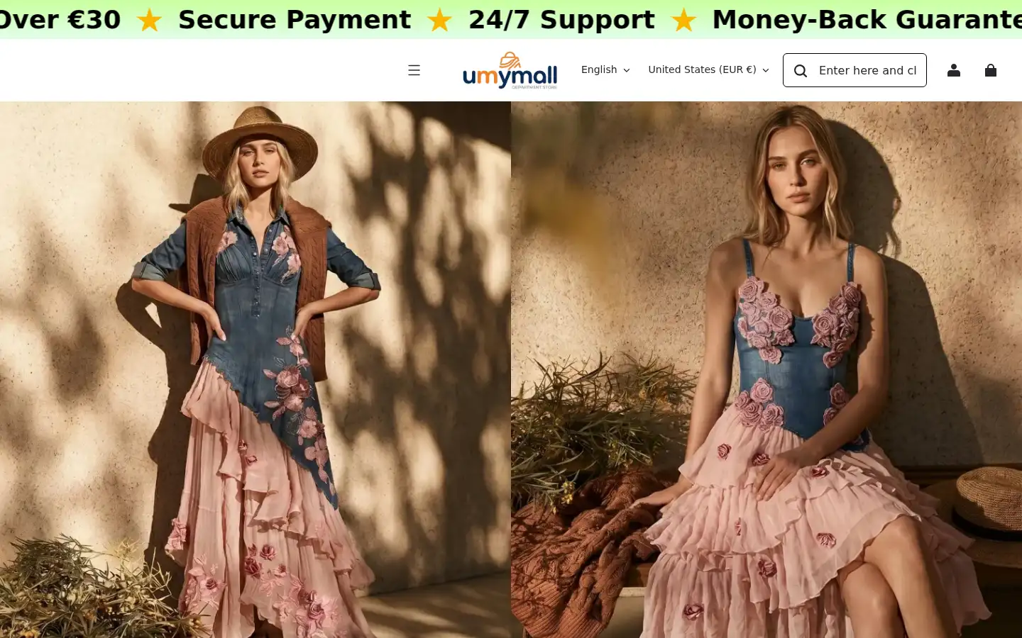 Screenshot of umymall.com