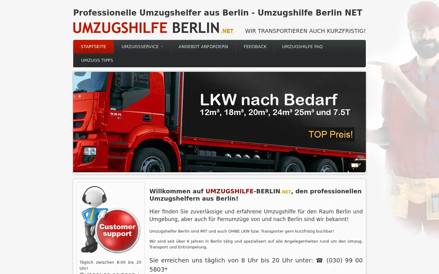 Screenshot of umzugshilfe-berlin.net