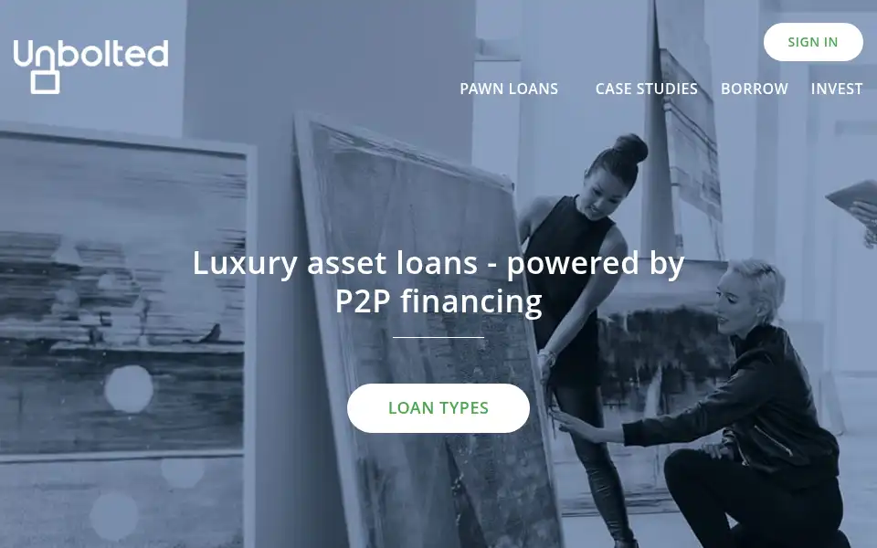 Screenshot of unbolted.com