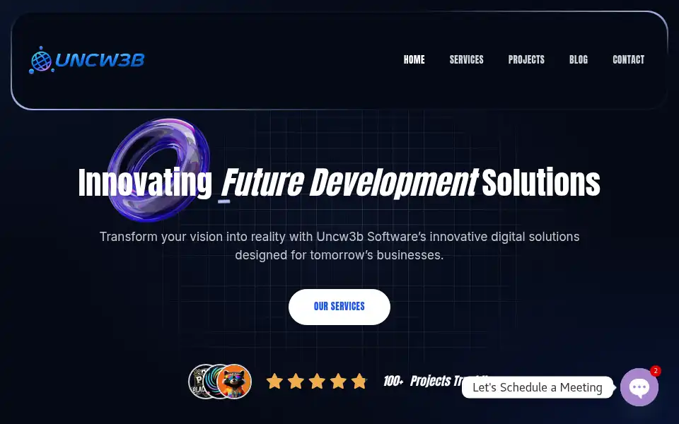 Screenshot of uncw3b.com