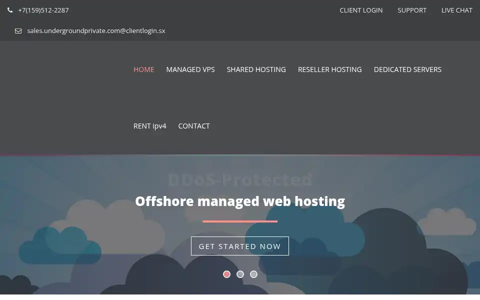 Screenshot of undergroundprivate.com
