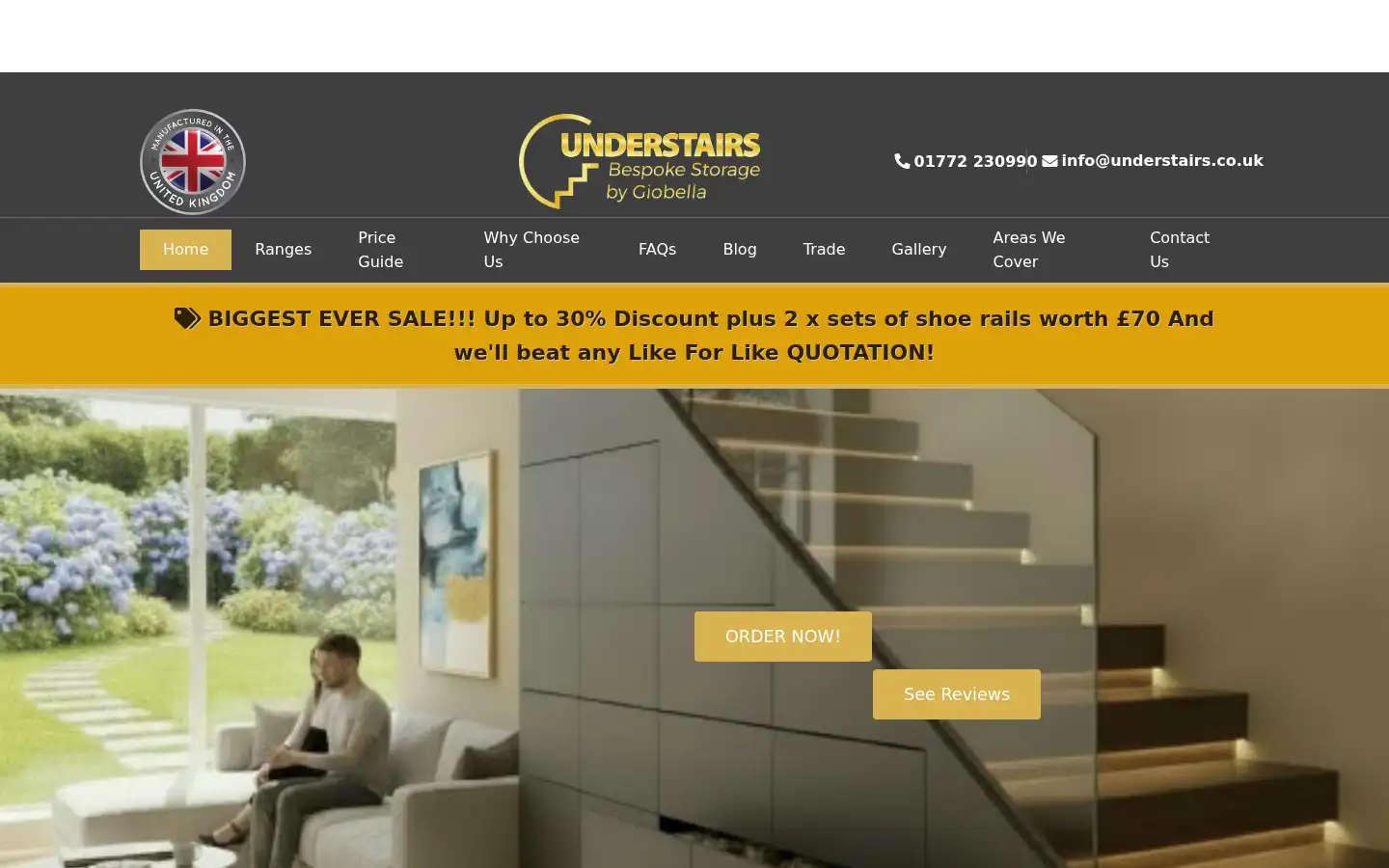 Screenshot of understairs.co.uk