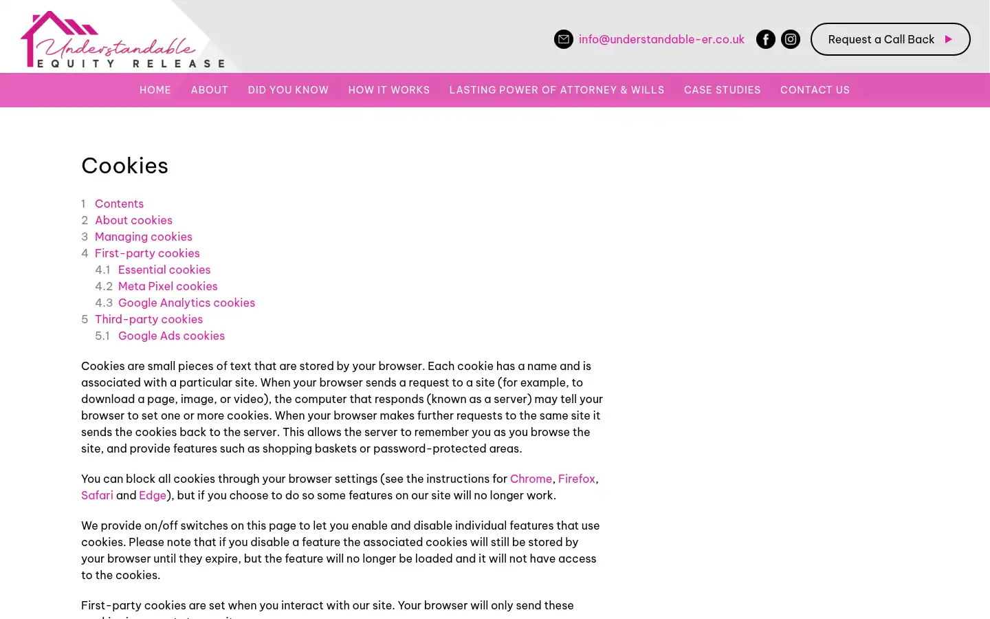 Screenshot of understandable-er.co.uk