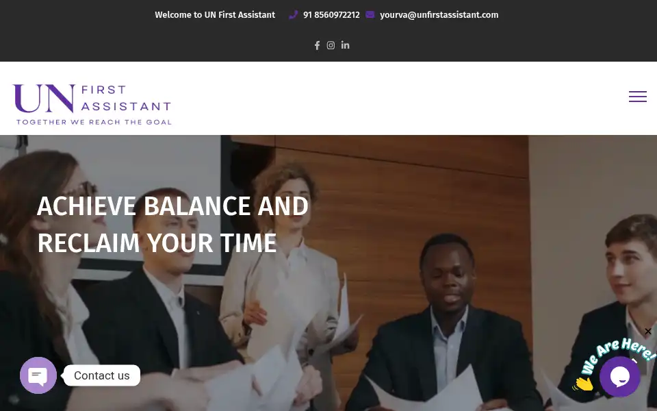 Screenshot of unfirstassistant.com
