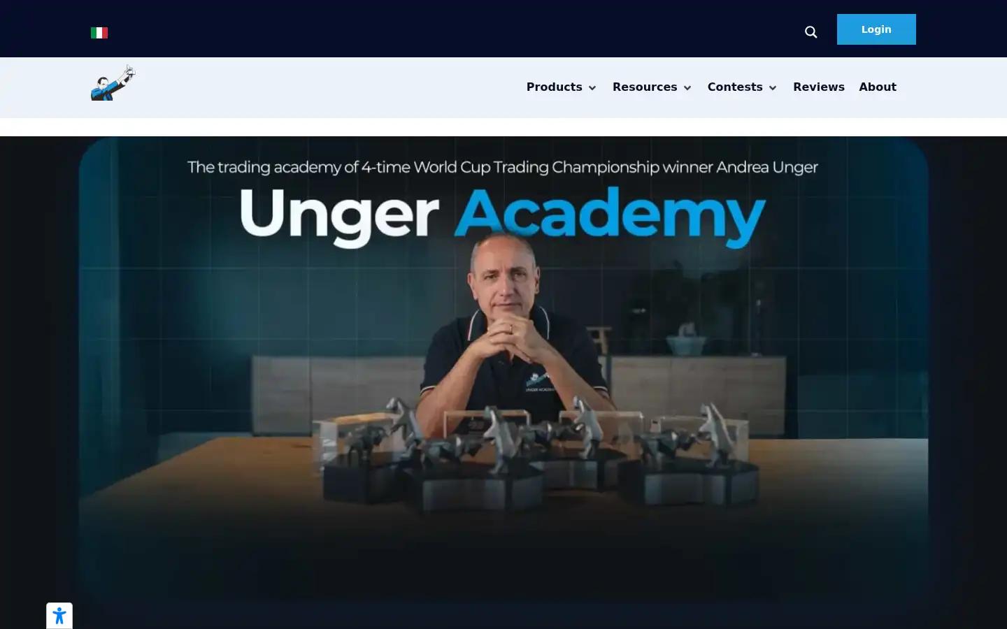 Screenshot of ungeracademy.com