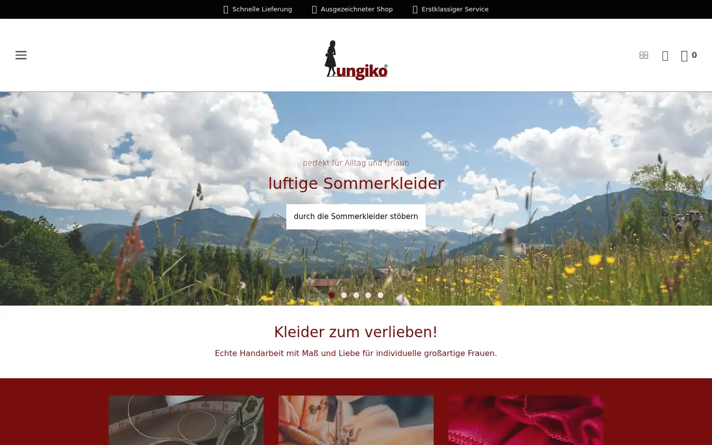 Screenshot of ungiko.de
