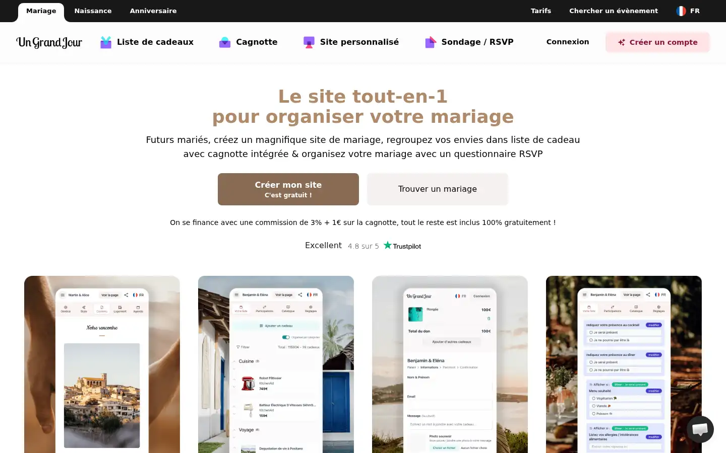 Screenshot of ungrandjour.com