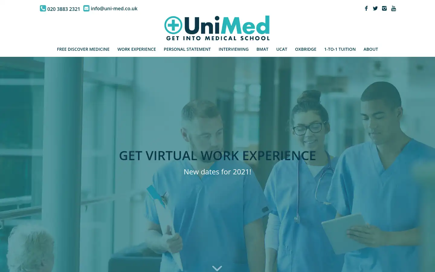 Screenshot of uni-med.co.uk
