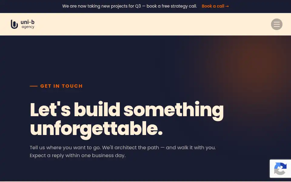 Screenshot of unibagency.com