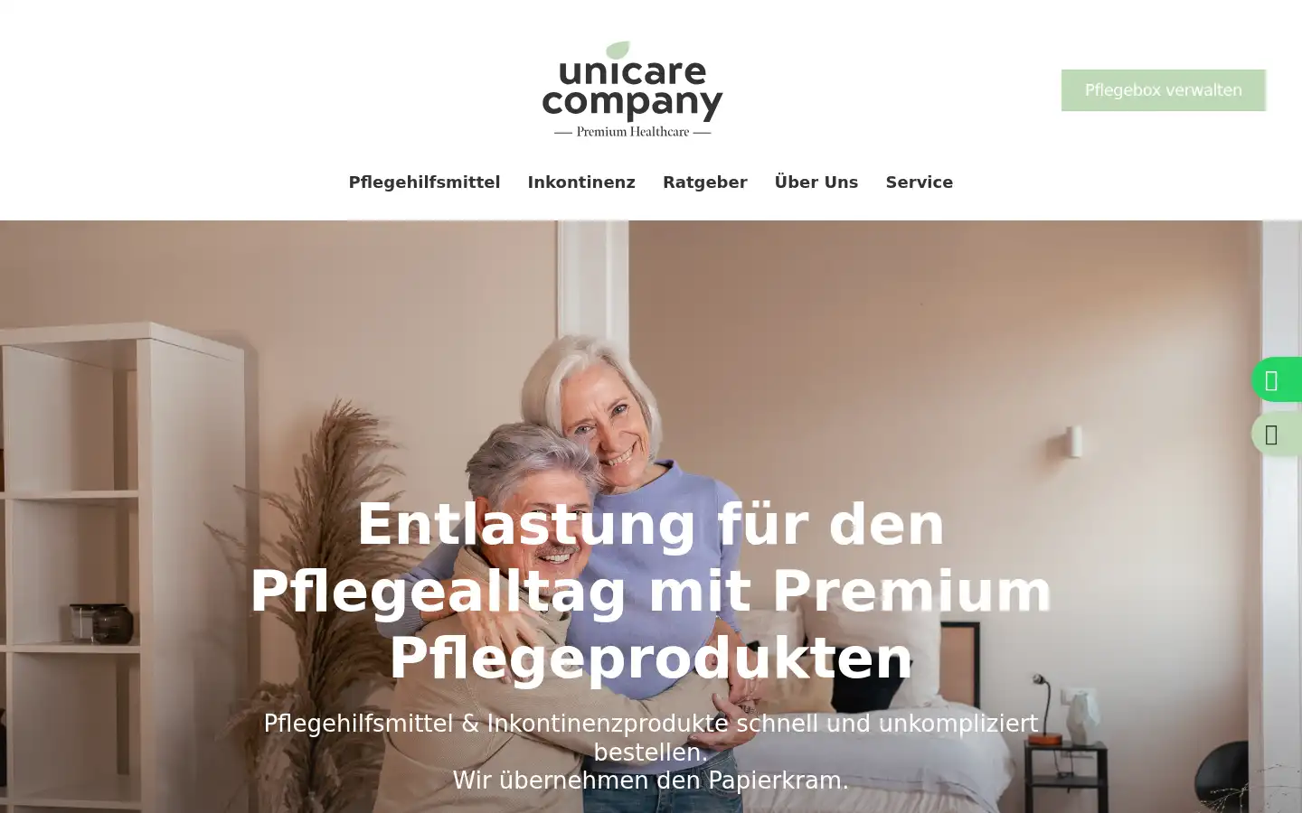 Screenshot of unicare-company.com