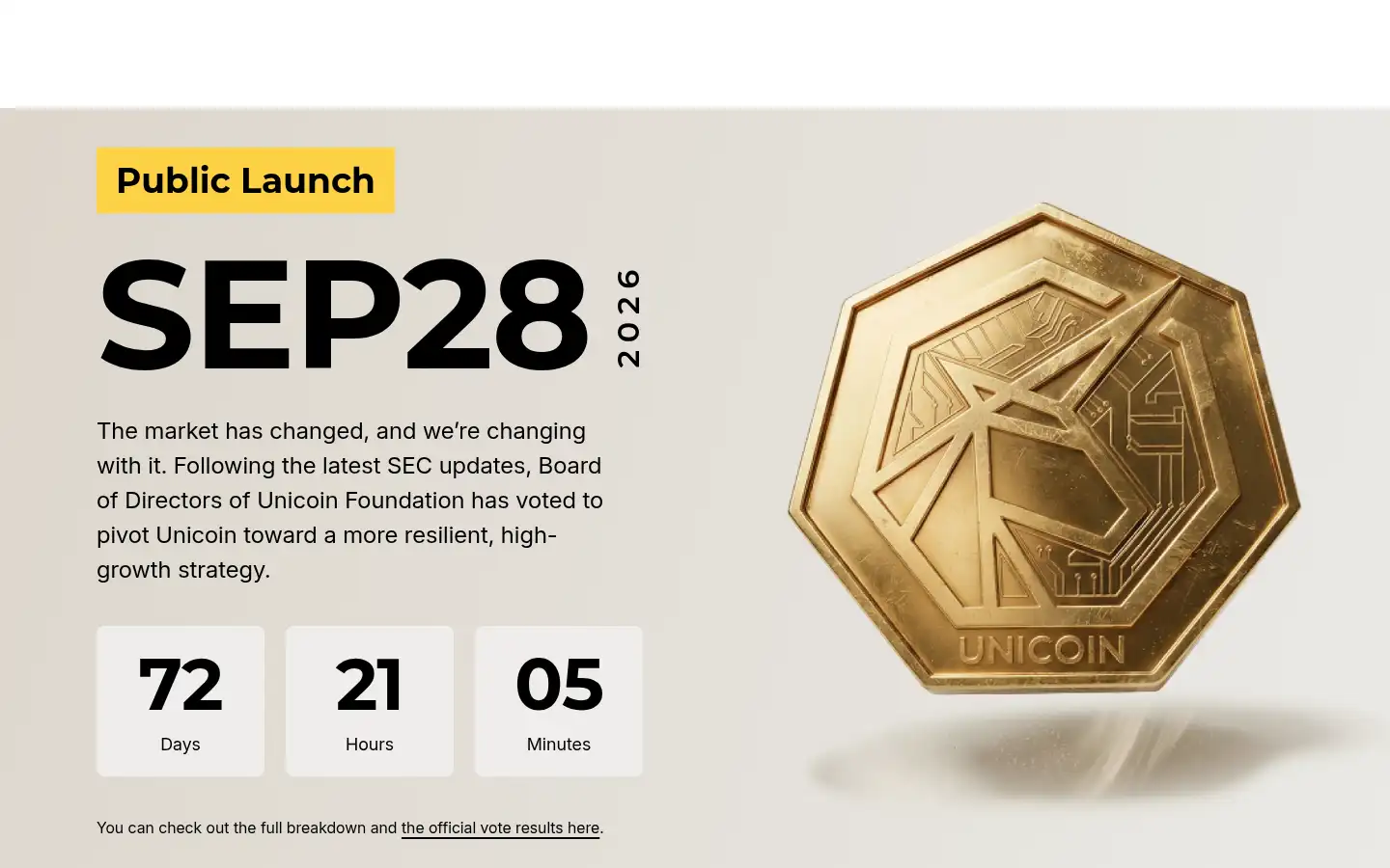 Screenshot of unicoin.com