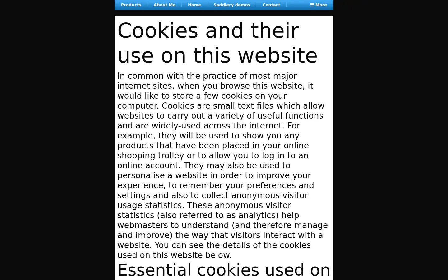 Screenshot of unicornleather.co.uk