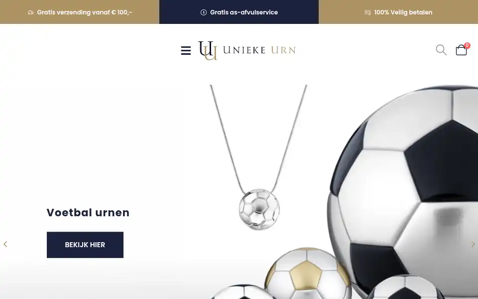 Screenshot of uniekeurn.nl