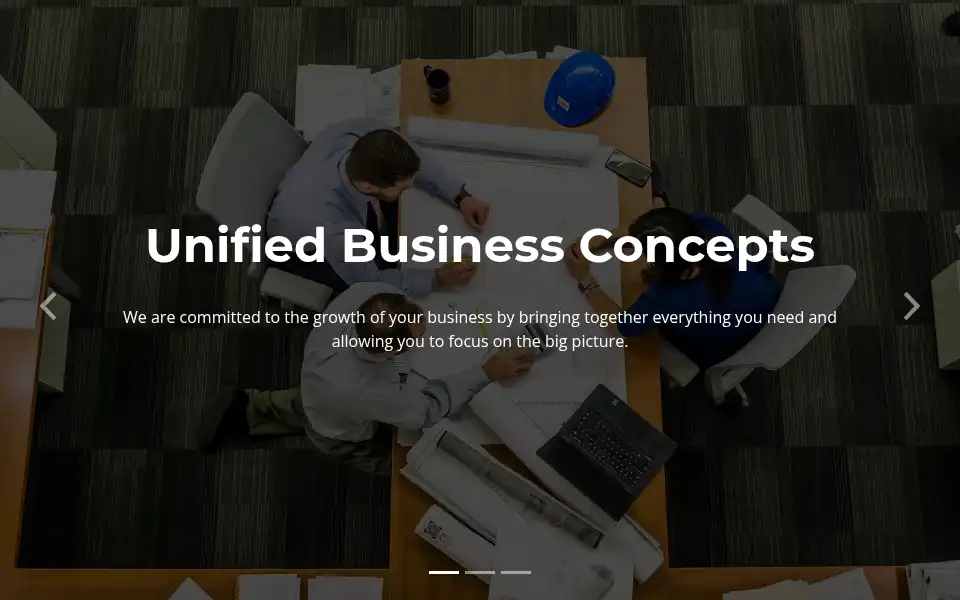 Screenshot of unifiedbusinessconcepts.com
