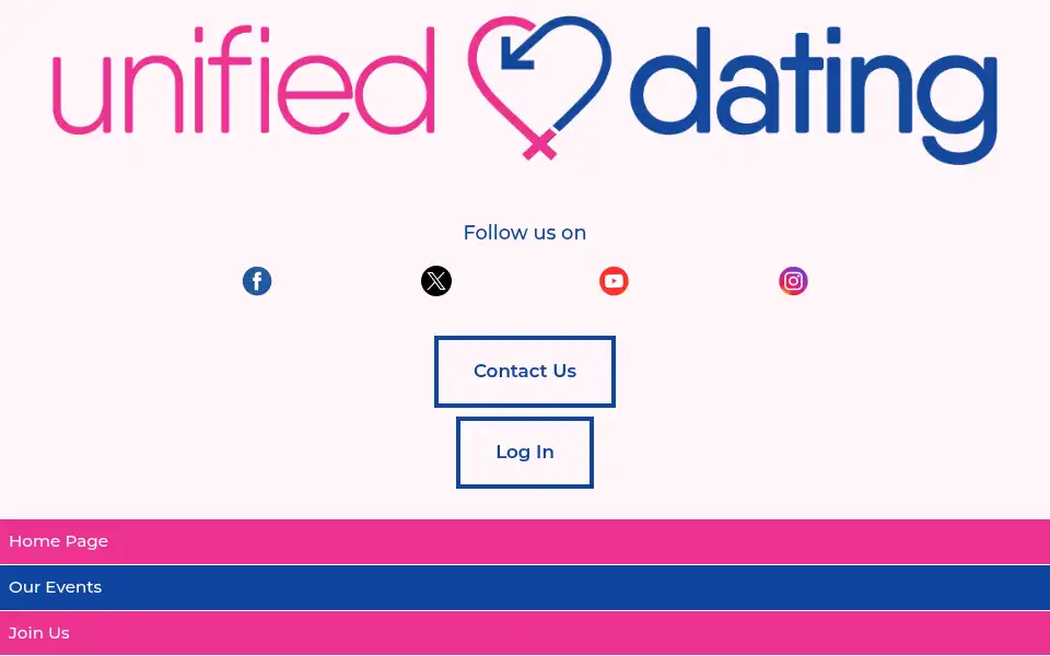 Screenshot of unifieddating.com