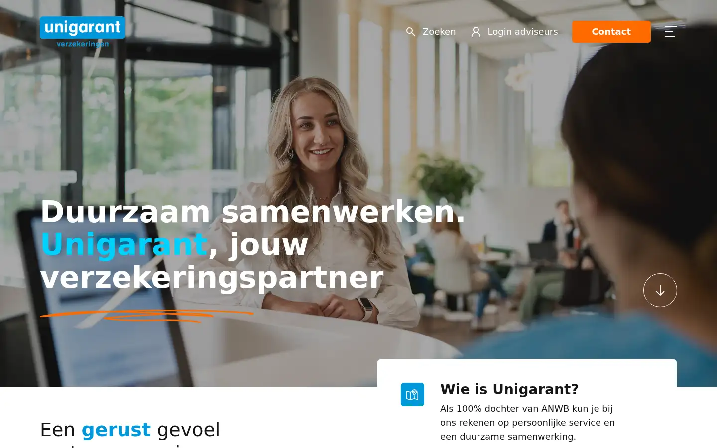 Screenshot of unigarant.nl