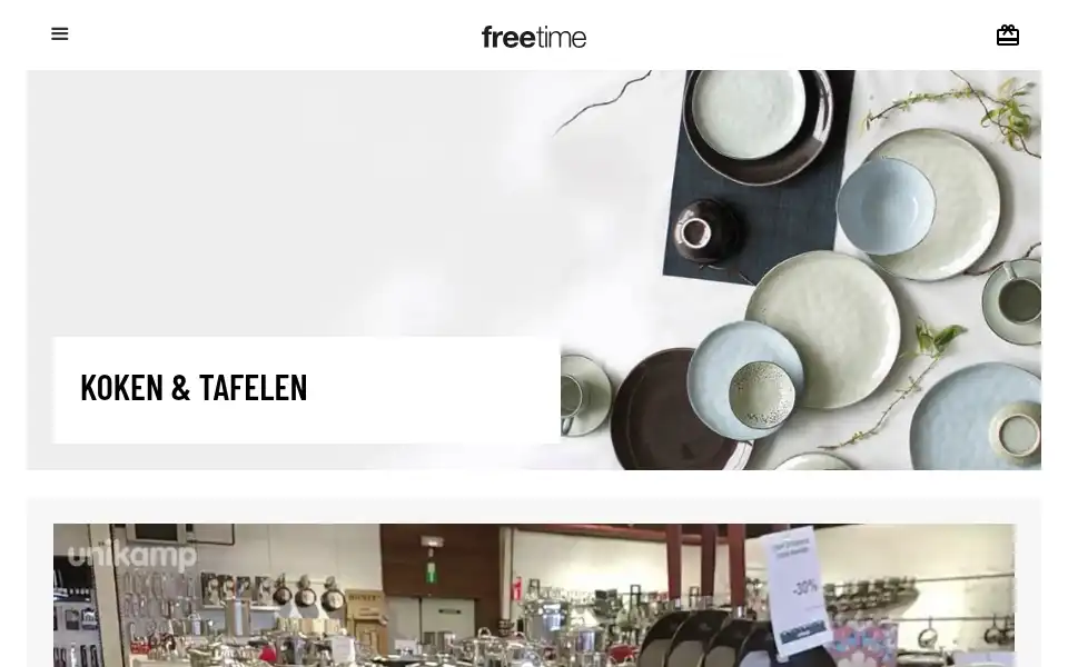 Screenshot of unikamp.be