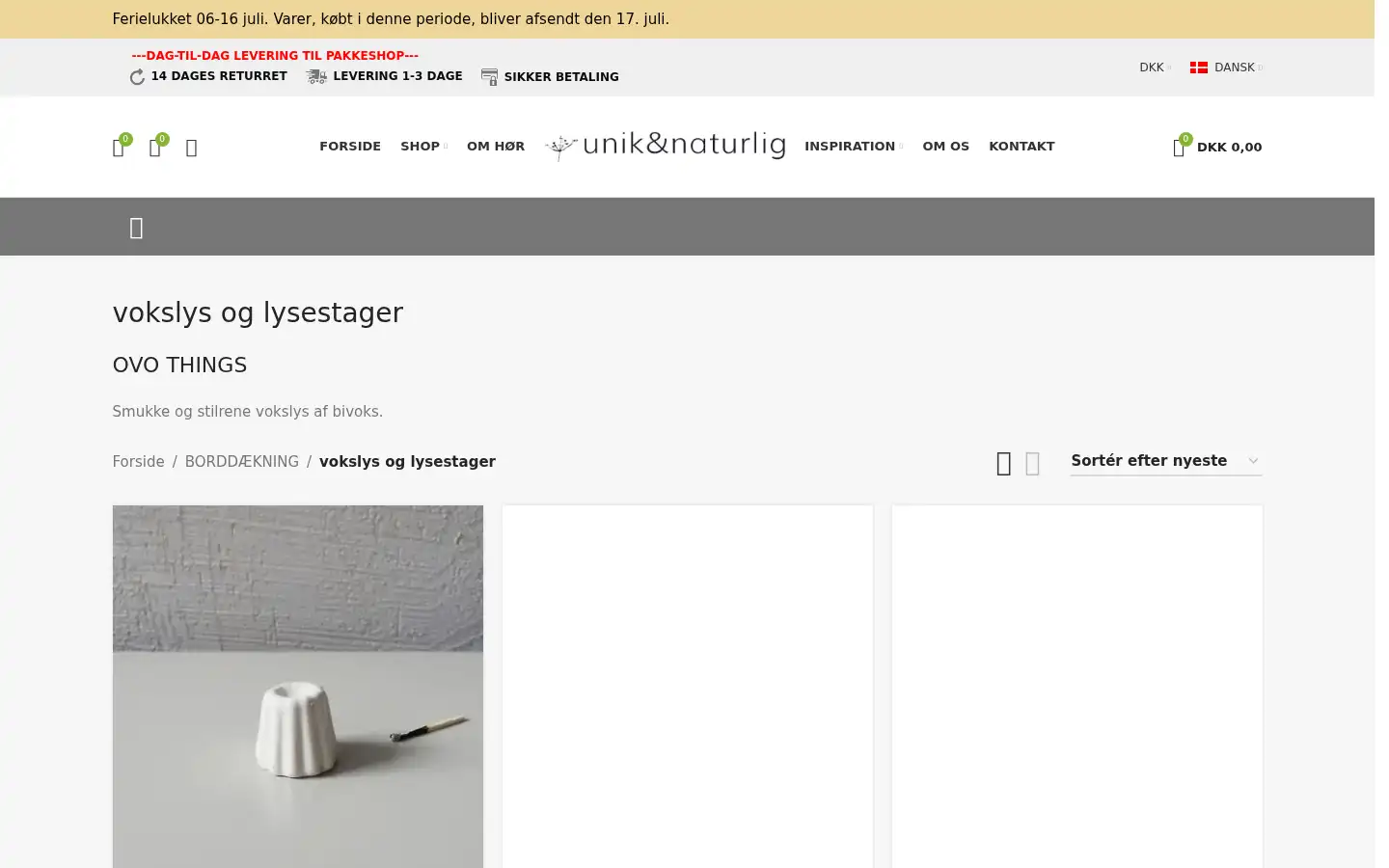 Screenshot of unikognaturlig.dk