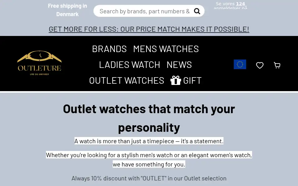 Screenshot of unikure.dk