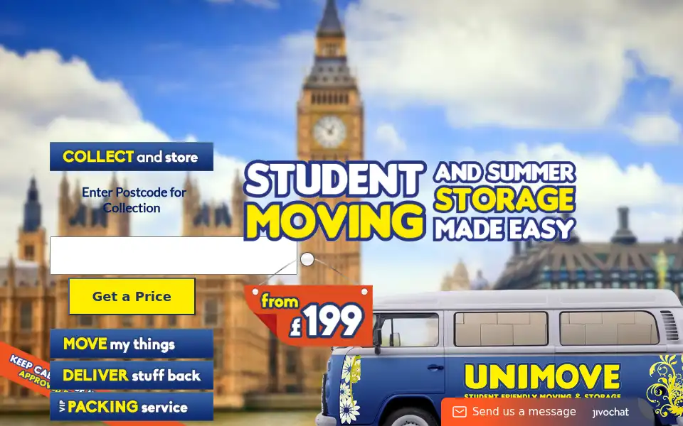 Screenshot of unimove.org
