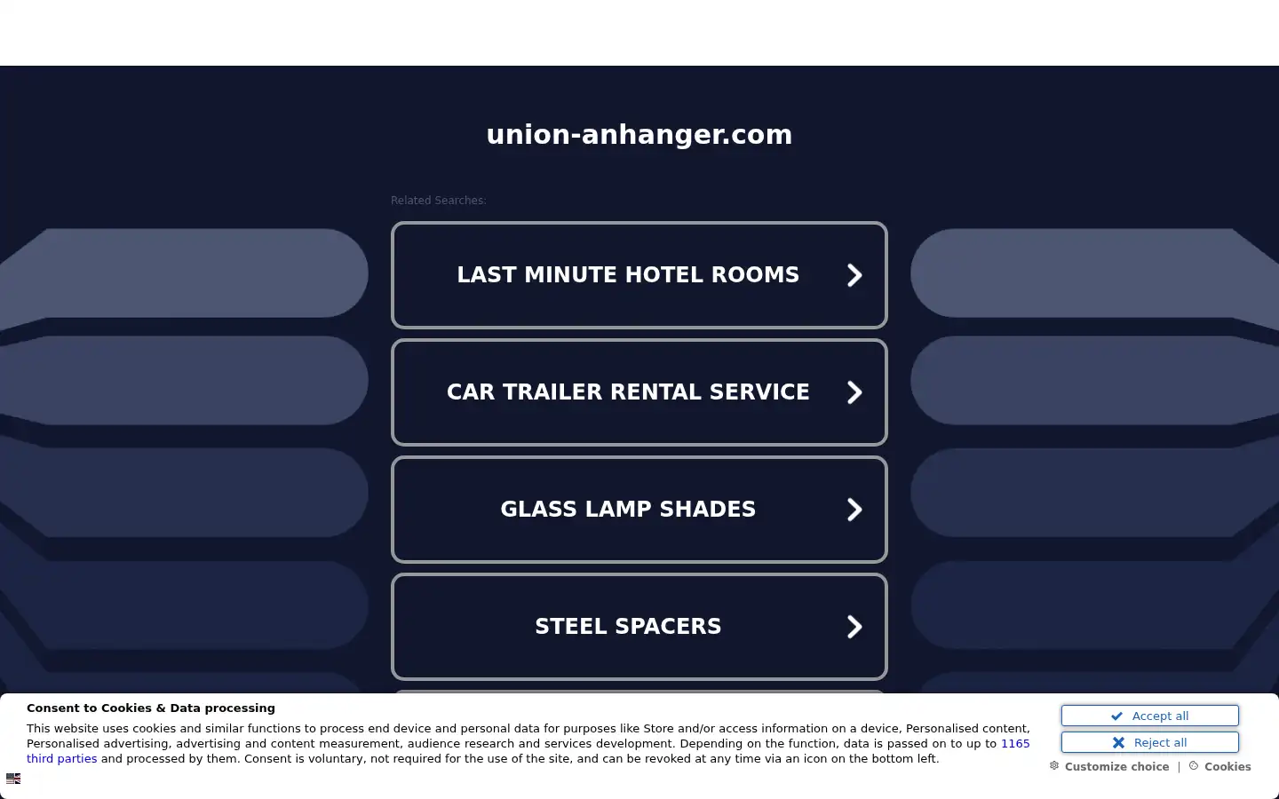 Screenshot of union-anhanger.com