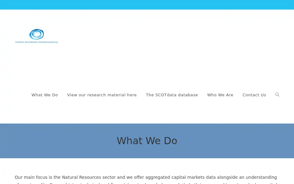 Screenshot of union-securities.com
