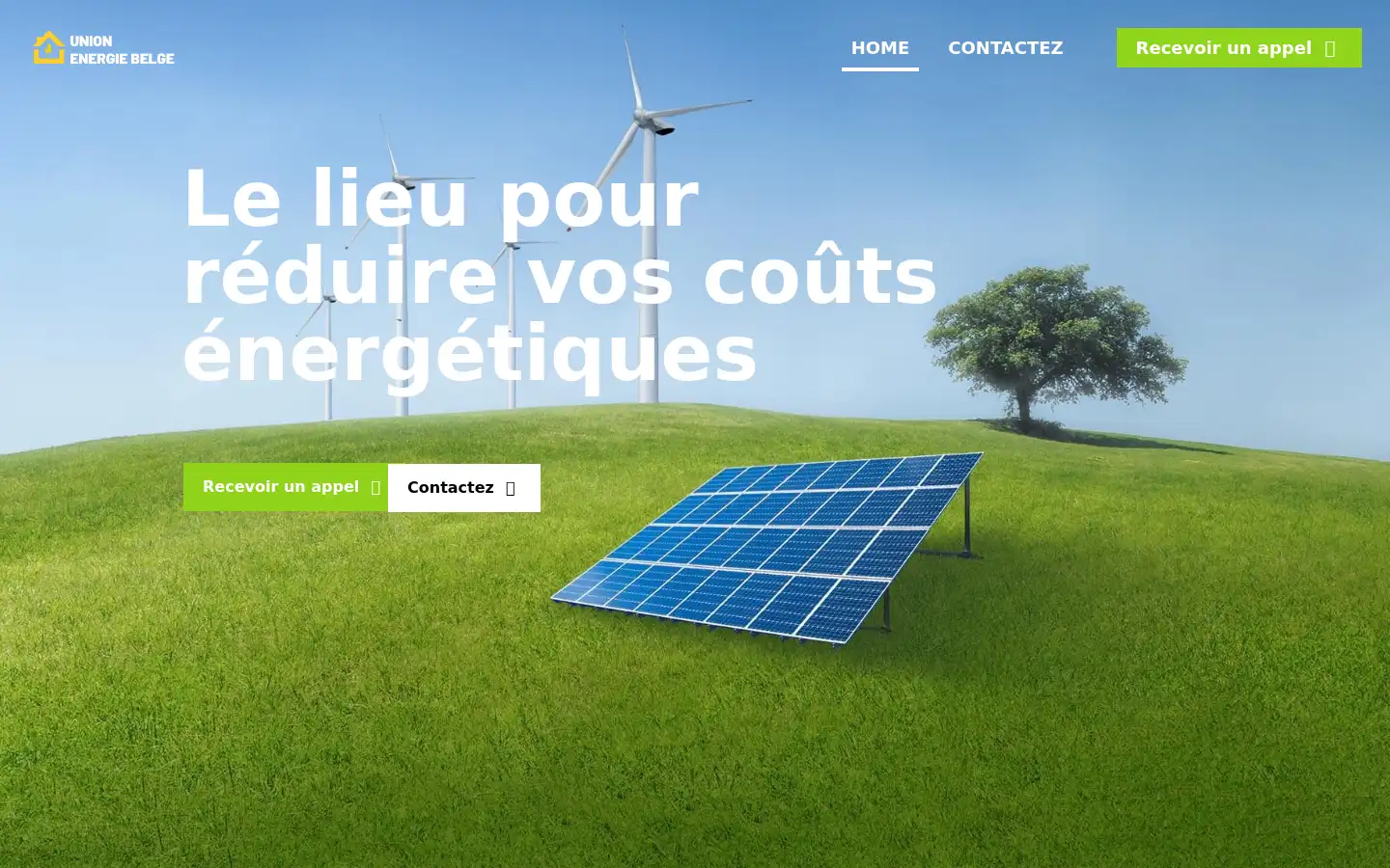 Screenshot of unionenergiebelge.be
