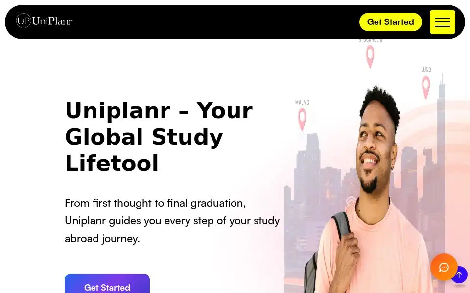Screenshot of uniplanr.com