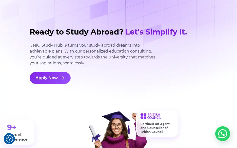 Screenshot of uniq-consulting.co.uk