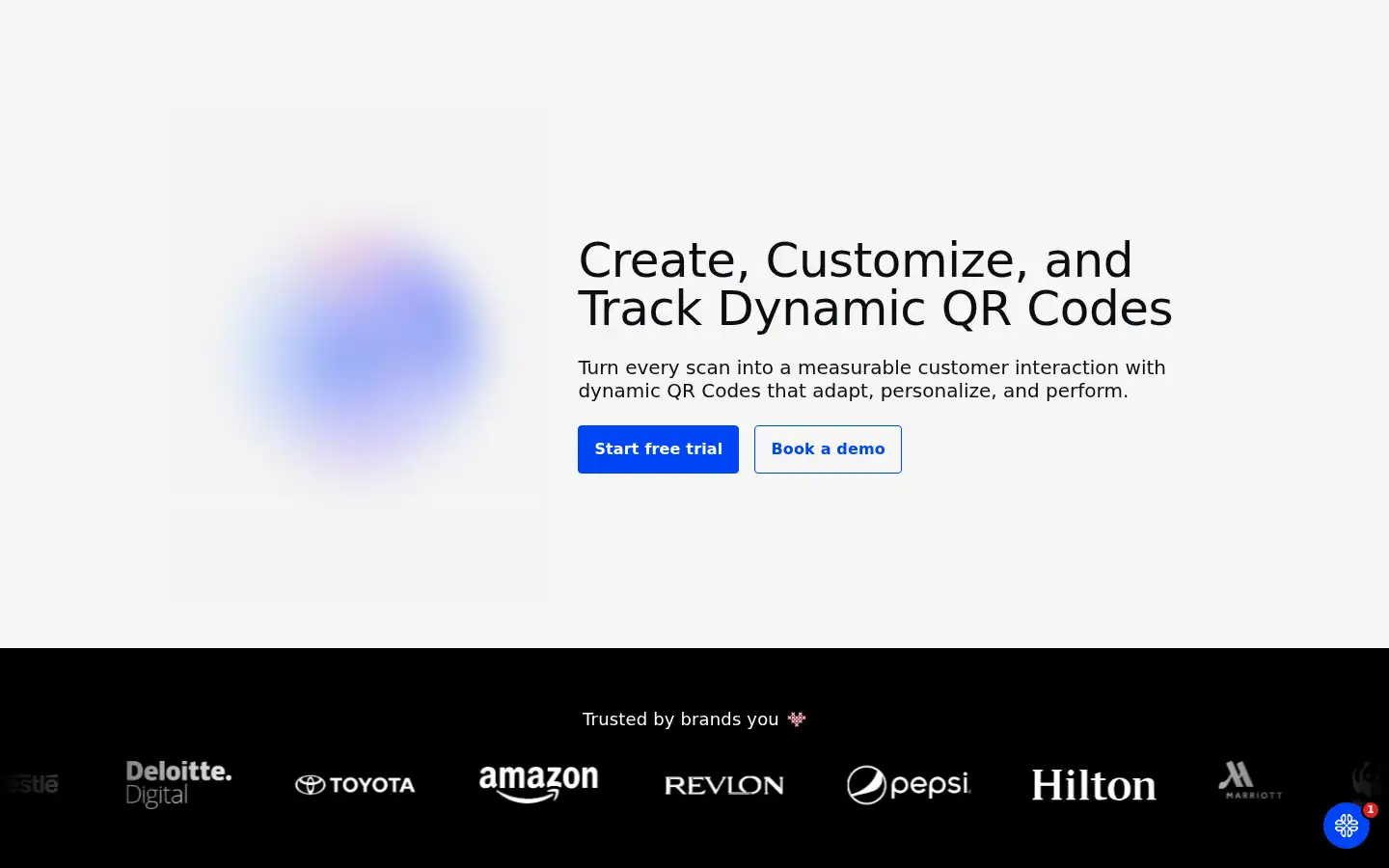 Screenshot of uniqode.com