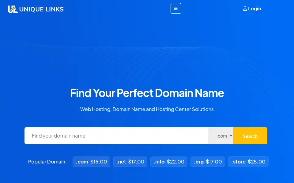 Screenshot of unique-links.com