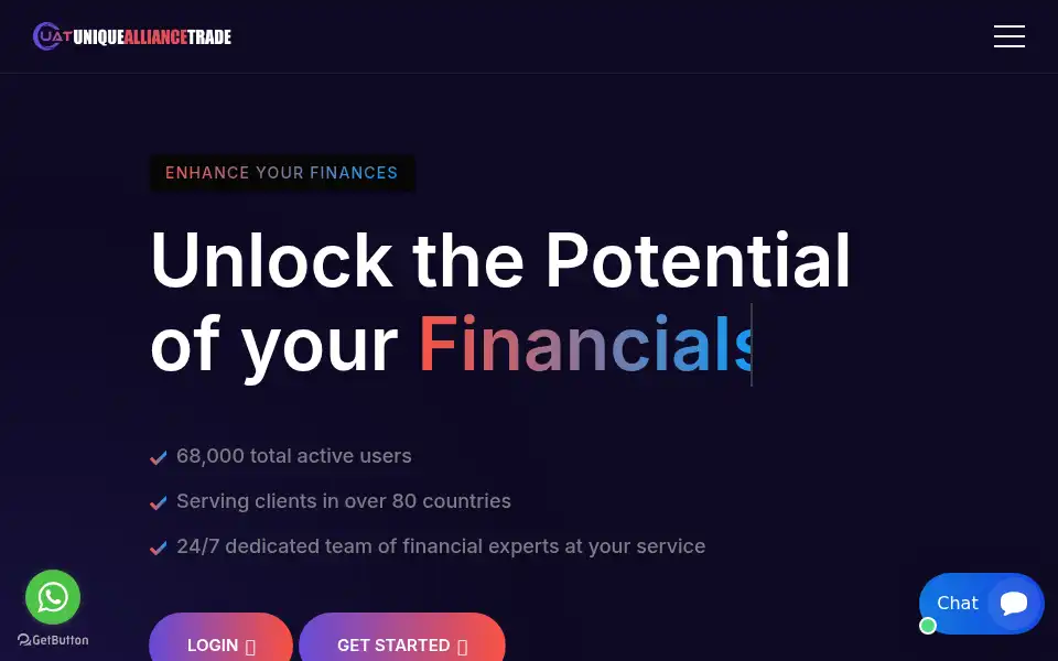 Screenshot of uniquealliancetrade.com