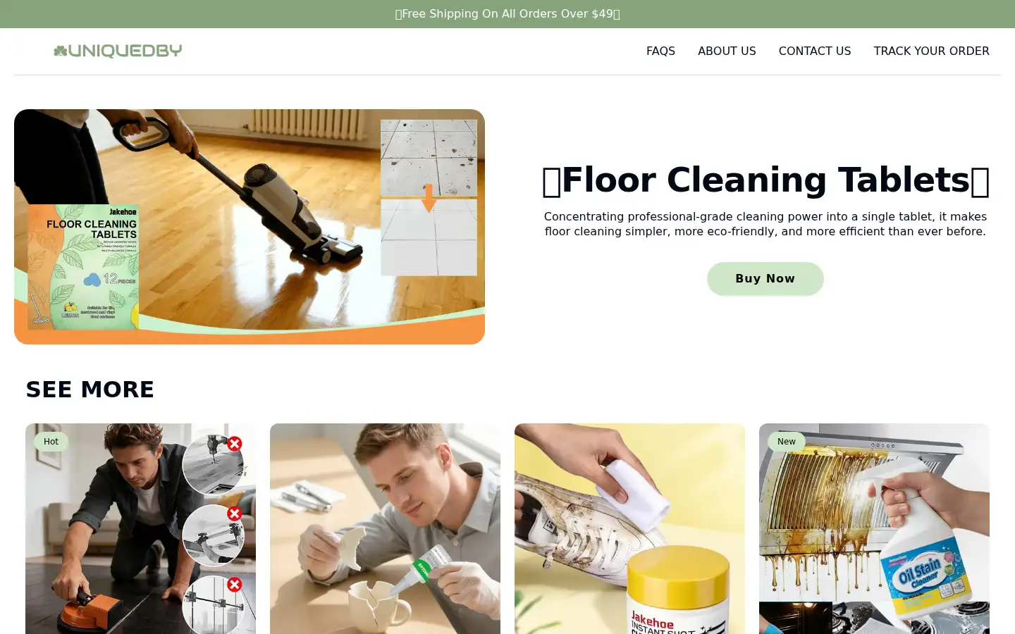 Screenshot of uniquedby.net