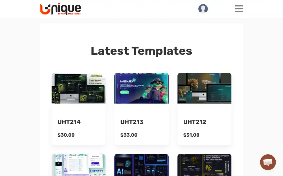 Screenshot of uniquehyips.com
