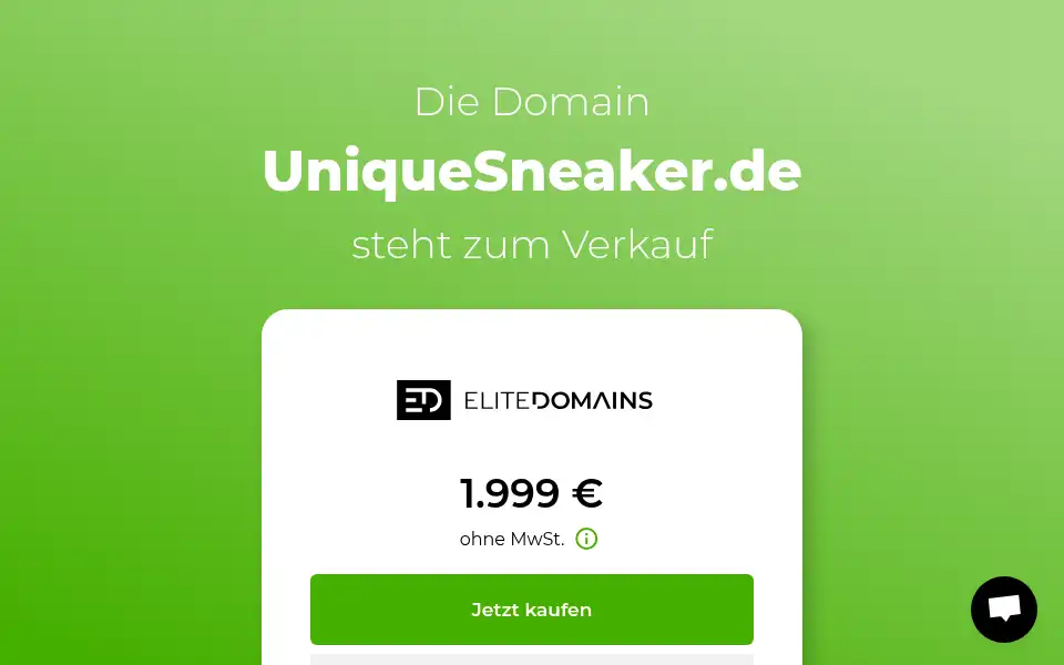 Screenshot of uniquesneaker.de