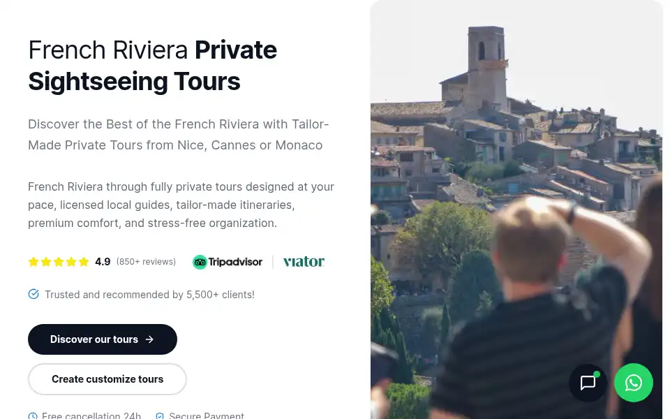 Screenshot of uniquetours.fr
