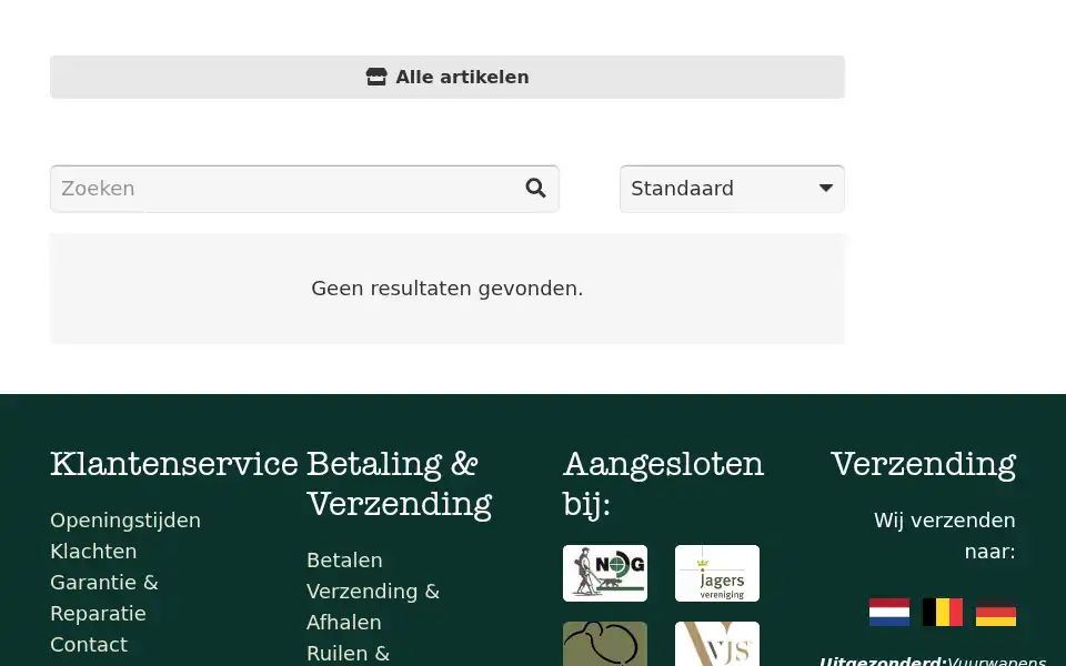 Screenshot of uniquewebshop.nl