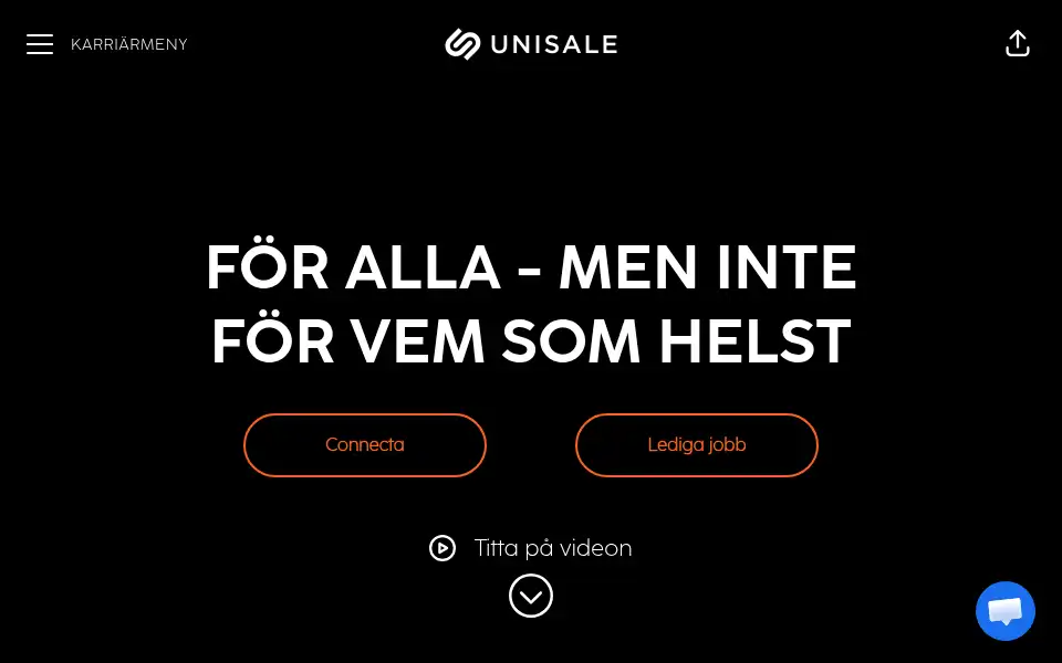 Screenshot of unisale.se