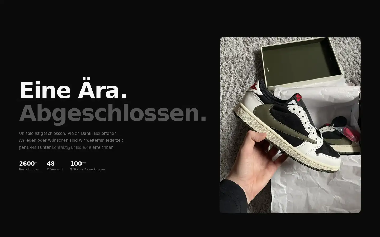 Screenshot of unisole.de