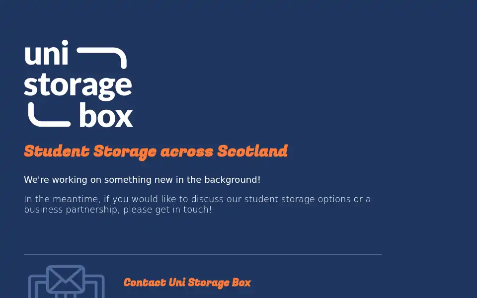 Screenshot of unistoragebox.com
