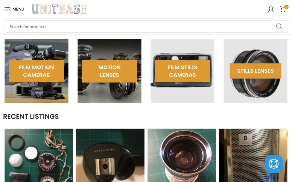 Screenshot of unitbase.co.uk