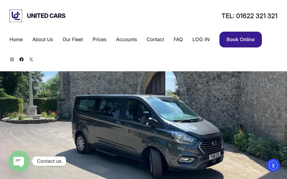 Screenshot of united-cars.co.uk