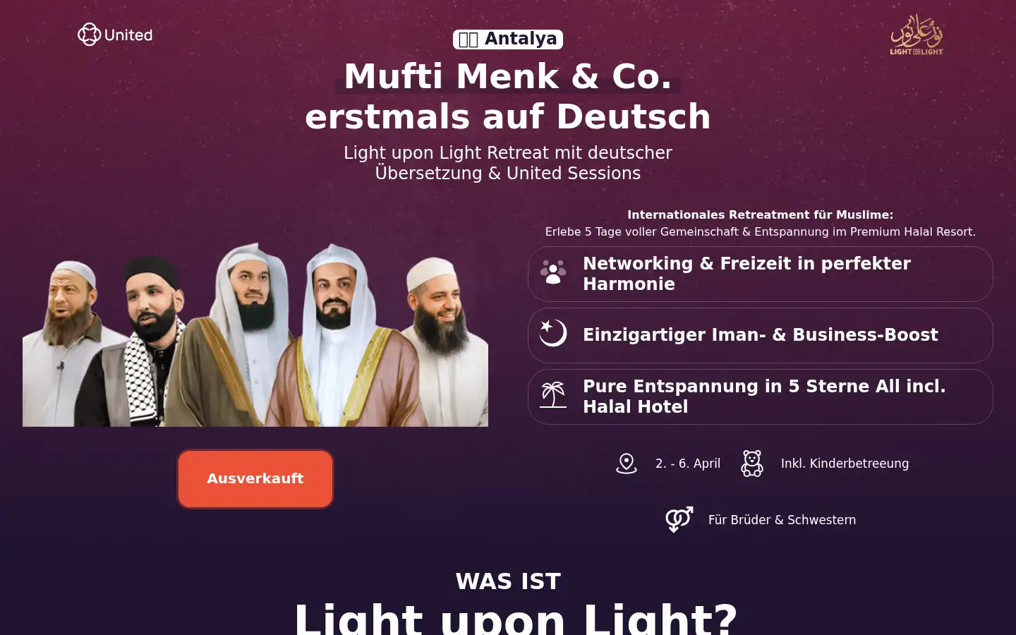 Screenshot of united-konferenz.de