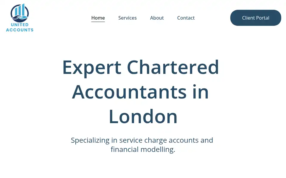 Screenshot of unitedaccounts.co.uk