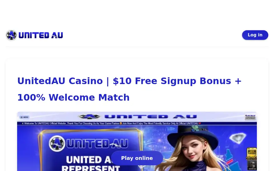 Screenshot of unitedaucasino.com