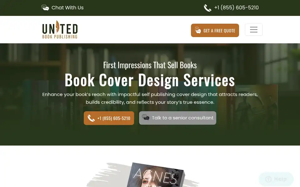 Screenshot of unitedbookpublishing.com