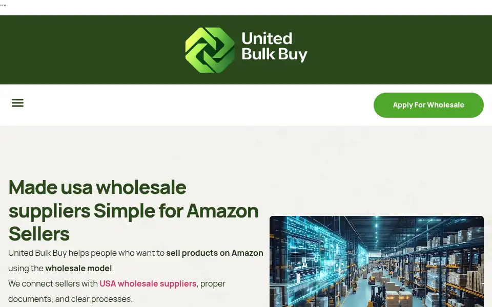 Screenshot of unitedbulkbuy.com